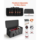 Uimoso Electronic Drum Kit Travel Bag With Wheels  600d Padded Design