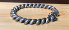 Vintage Sterling Silver 925 San Marco Macaroni Link Bracelet 7mm 7  Italy