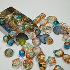 Handmade Vintage Style Lampwork Glass Beads Mixed Shapes Exact Beads Shown