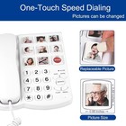 Big Button Phone For Seniors  Corded Landline Telephone With Handsfree Functi   