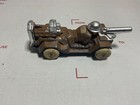 Vintage Barclay Manoil Lead Toy Soldier Gunner On Gun Car  51