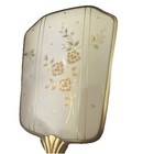 Vintage 1950   s Vanity Set Mirror And Brush Gold Tone Floral Bows