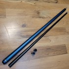 12 0mm Carbon Fiber Pool Cue Stick Metallic Blue Woodgrain 57  Okhealing