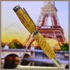 Pen Handmade Writing Ball Point Fountain Boxelder Burl Wood Pens Video 1494