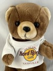 Hard Rock Cafe Teddy Bear Nashville Plush Souvenir Advertising Tshirt Stuffed 9 