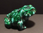 Ceramic Frog Toad Garden Patio Medium 8  Long Hand Painted Vintage Arnels