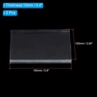Acrylic Stamp Block  2 Pcs Clear Stamping Block Mounting Blocks Set Rectangle