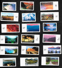 Us National Parks 18 Airmail Stamps Set  c133-150 Mint Nh Vf American Landscapes