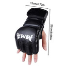 Black Punch Bag Boxing Gloves Muay Thai Karate Gloves Boxing Mitts For Men Women