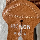 30s Vintage Rare Hickok Brown Olive Tan Elastic Button Suspenders Mint 36  Max