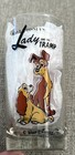 Disney Lady And The Tramp-vintage Promo Glass Si Am 5 25  Height 1955 Wd Prod