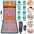 Electric Heated Massage Mat Full Body Back Heat Vibration Massage Pad Cushion