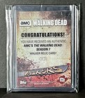 2017 Topps Walking Dead Season 7 Worn Costume Walker Relic R-w5 Walmart Only