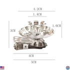 Garneck 20-piece Flower Candle Holder Clips - Xmas Taper Clips For Tree   Table