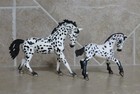 Schleich 13769 Knabstrupper Mare Leopard Papo 51540 Appaloosa Foal Horse Retired