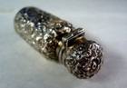 1896 English Hallmarked Sterling Silver W  Glass Inside 1 8  Perfume Bottle