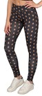 Women s Athletic Stretch Ugly Christmas Sweater Gingerbread Man Leggings