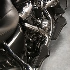 Black Footboards Floorboards For Harley Touring Road King Electra Street Glide 