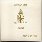   1987 Vatican City Mint Coin Set Pope John Paul Ii Anno Ix 5-coin Collection Bu