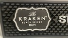 New The Kraken Step Into The Dark Black Spiced Rum Bar Pour Spill Mat New Logo