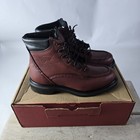 Vintage Red Wing 202 Eh Brown Leather Boots Sz 7 D  Regular Toe 6  Supersole
