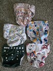 Lot Of 5 Nora s Nursery Cloth Diapers Covers With Pockets Adjustable