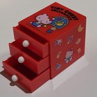 Vintage 1978 Sanrio Hello Kitty Tiny Chest With Drawers Red W Box Rare