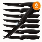 Knives Set Serrated Stainless Steel Steak Kitchen Chef Cutlery Sharp Knifes