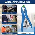 Goat Banding Kit Calves Tool  Expander Plier Bander With 100pcs    