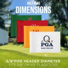 2025 Themed Mini Golf Flag  8x6 Inch  Double-sided Silk-printed  Durable 420d   