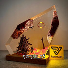 The Lord Of The Ring Sauron Resin Wooden Lamp Luminous Ornament Night Light Gift