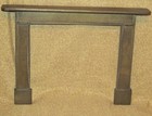Miniature Antique Bronze Fireplace Mantle