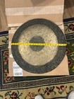 Antique Chinese China Gong 23 5  Big Diameter Heavy Brass bronze  Pre-communist