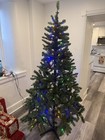6 5ft Pre-lit Madison Pine Artificial Christmas Tree Color Changing Led Lights