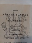 Program Cover-annual Easter Sunday Concert