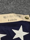Vtg Pre 1959 48 Star Valley Forge American Flag 5ft X 9 5ft - Cotton Sewn Stars