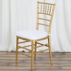 White Polyester Cushion For Chiavari Chair Wedding Ceremony Dinner Decoration