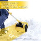 Cordless Snow Blower Compatible For Dewalt 20v Battery  11  Electric Snow Shovel