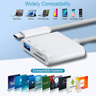 3in1 Usb Stick Sd Tf Card Reader Type C Otg Adapter For Iphone All Devices New