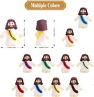100 Pcs Mini Jesus Figures Jesus Loves You Original Design Jesus Toys Little Jes