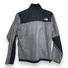 The North Face Denali Fleece Jacket Womens M Black Gray Logo Full Zip Polartec