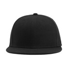 Premium Solid Fitted Cap Baseball Cap Hat  Flat Bill   Brim New - Unisex