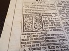 1611-59 Line Kjv Folio Bible Leaf-the Book Of Habakkuk Title Page-2nd Issue