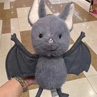 Jellycat Broox Bat Halloween Plush Toy Gray Brand New 