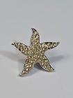 Swarovski Crystal Yellow Starfish Lapel Pin