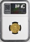 Byzantine Ad 565-578 Av Solidus Justin Ii Ngc Au