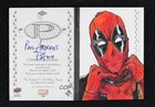 2017 Upper Deck Marvel Premier Dual Panel 1 1 Paul Andrews Auto Sketch 0kr0