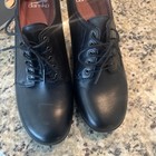 Dansko Pennie Women   s Burnished Black Leather Waterproof Lace Up Shoes Size 40