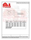  6 Phillips Round Head Wood Deck Screws Zinc Clear 1 2 - 2   pick Length   Qty 