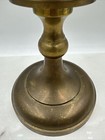 Vintage Brass Candlestick 21  Candle Hollywood Regency Mid Century Modern